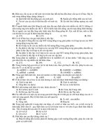 Đề thi thử tốt nghiệp THPT môn Sinh học