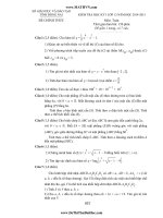 ĐỀ KIỂM TRA HKI LỚP 12 MÔN TOÁN