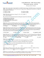 Đề thi thử THPT quốc gia môn Hóa học số 2