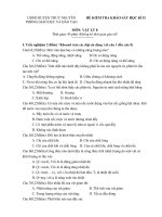Đề thi môn vật lý lớp 8 - kiểm tra học kì, thi học sinh giỏi tham khảo bồi dưỡng (121)