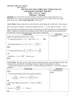 Đề thi học sinh giỏi môn vật lý lớp 10 (4)