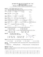 Đề toán lớp 7 - Đề kiểm tra, thi định kỳ, chọn học sinh năng khiếu toán lớp 7 tham khảo (70)