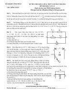 Đề thi học sinh giỏi môn vật lý lớp 10 (24)