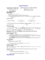 ĐỀ KIỂM TRA HKII MÔN TOÁN 12 NĂM 2010