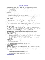 ĐỀ KIỂM TRA HKII MÔN TOÁN 12 NĂM 2013