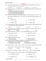 đề ôn tốt nghiệp môn toán, số 2