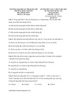 Đề thi thử THPT quốc gia 2015  môn hóa, số  10