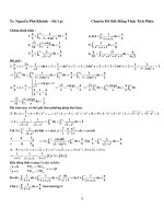 Tài liệu ôn thi Toán lớp 12