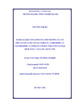Đánh giá khả năng sinh sản, sinh trưởng của tổ hợp lai giữa lợn nái F1 (Landrace x Yorkshirre) và F1(Yorkshire x landrace) với đực Pidu nuôi tại trại Đình Tung, Văn Lâm, Hưng Yên
