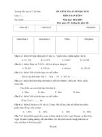 Tổng hợp đề thi học kì 2 lớp 5 được tải nhiều trong tháng 4