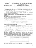 Đề thi học sinh giỏi lớp 12 THPT tỉnh Quảng Bình năm học 2012 - 2013 môn Tin học - Vòng 1 (Có đáp án)