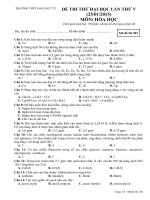 thpt đào duy từ đề thi thử hóa học lần 5