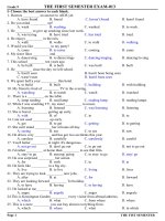 đề ôn luyện anh văn lớp 9, đề  13