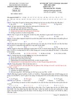 THPT Phan đăng Lưu ĐỀ THI THỬ HÓA LẦN 2 MÃ ĐỀ_132