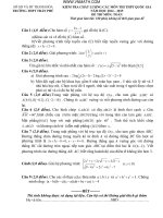 thpt trần phú thanh hóa - đề thi thử tn hóa học