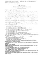 Đề thi môn vật lý lớp 8 - kiểm tra học kì, thi học sinh giỏi tham khảo bồi dưỡng (91)