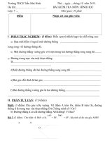 Đề toán lớp 7 - Đề kiểm tra, thi định kỳ, chọn học sinh năng khiếu toán lớp 7 tham khảo (2)