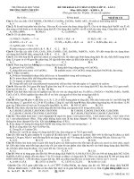 ĐỀ THI THỬ CHUYÊN VINH LẦN 3