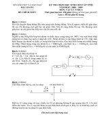 Đề thi vật lý 9 - Đề học sinh giỏi sưu tầm bồi dưỡng (30)