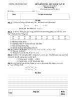 Đề toán lớp 7 - Đề kiểm tra, thi định kỳ, chọn học sinh năng khiếu toán lớp 7 tham khảo (77)