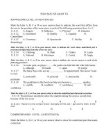 Đề thi thử đại học môn Tiếng Anh 2016 (8)