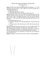 Đề thi học sinh giỏi môn vật lý lớp 10 (34)