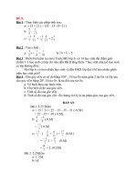 ĐỀ KIỂM TRA CHẤT LƯỢNG HKII TOÁN 6 ĐỀ 9