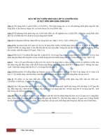 Đề thi tuyển sinh vào lớp 10 chuyên Hóa số 24