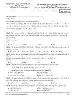 Đề thi thử THPT quốc gia 2015  môn hóa, số  3