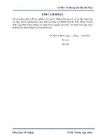 Kế toán lưu chuyển hàng hóa tại công ty TNHH thiết bị viễn thông truyền hình Ưng Bình Châu