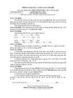 Đề thi học sinh giỏi môn Hóa học lớp 8 số 4