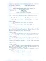 Tuyển sinh vào lớp 6 chất lượng cao môn toán tỉnh Tiền Giang năm 2013