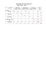 Đề Kiểm tra giữa kỳ I môn Toán lớp 5 số 3