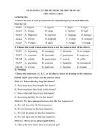 Đề thi thử đại học môn Tiếng Anh 2016 (3)