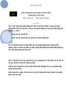 Đề thi môn vật lý lớp 8 - kiểm tra học kì, thi học sinh giỏi tham khảo bồi dưỡng (5)