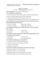 Đề thi môn vật lý lớp 8 - kiểm tra học kì, thi học sinh giỏi tham khảo bồi dưỡng (115)