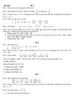 Đề toán lớp 7 - Đề kiểm tra, thi định kỳ, chọn học sinh năng khiếu toán lớp 7 tham khảo (42)