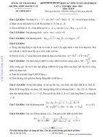 đề và đáp án thi thử toán thpt quốc gia 2015