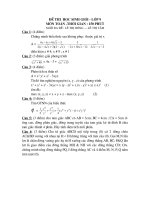 Đề thi học sinh giỏi Toán 9 - số 11