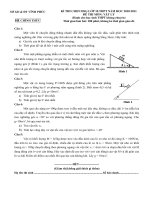 đề thi chọn hsg vật lí lớp 10 vĩnh phúc  đề số 1