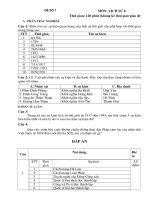 Mộ số đề thi bồi dương học sinh giỏi lịch sử 8 8