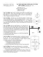 Đề thi học sinh giỏi môn vật lý lớp 10 (90)