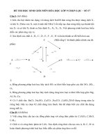 ĐỀ THI HỌC SINH GIỎI MÔN HÓA HỌC LỚP 9 CHỌN LỌC - SỐ 17