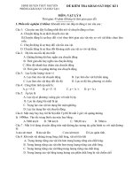Đề thi môn vật lý lớp 8 - kiểm tra học kì, thi học sinh giỏi tham khảo bồi dưỡng (96)