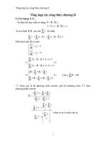 Các công thức của kinh tế lượng