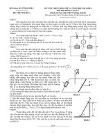 Đề thi học sinh giỏi môn vật lý lớp 11 (73)