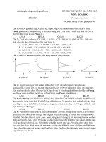 Đề thi thử THPT quốc gia 2015  môn hóa, số  5