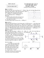 Đề thi Bồi dưỡng học sinh giỏi Vật lý lớp 9 số 6