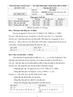 Đề thi học sinh giỏi lớp 12 THPT tỉnh Quảng Nam năm 2013 - 2014 môn tin