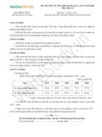 Đề THI THỬ THPT Quốc gia Tháng 04 - 2015 môn Địa Lý (Đợt 8)